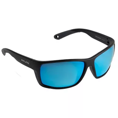 Bajio - Bales Beach Sunglasses Matte Black/Blue Plastic