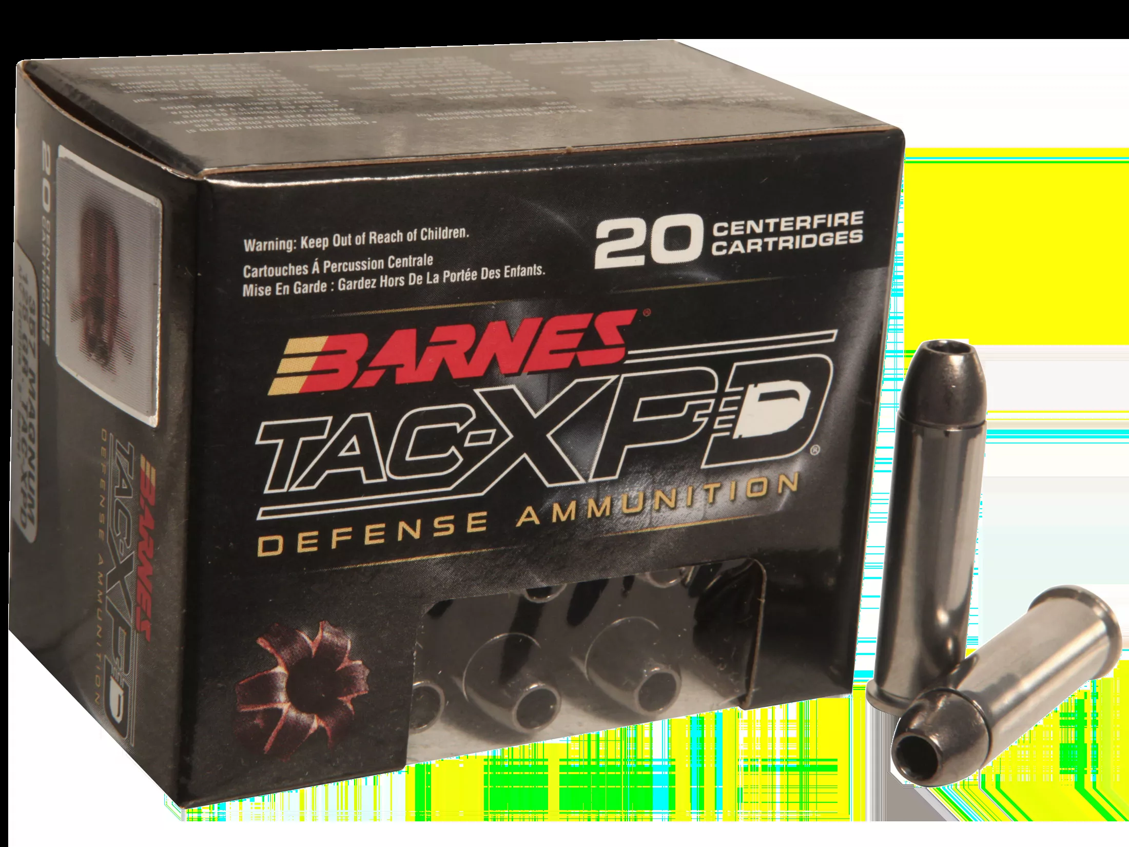 Barnes Bullets 357 Mag 125 Gr 1200 fps TAC-XP 20/Box