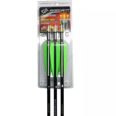 Barnett Lumenok Arrow Lighted Crescent Nock Orange Crossbow Bolt 22″ 3 Pack