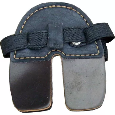 Bateman S2CL Bubba 2 Finger Split Cordovan Tab, Rubber Back, Brown, Large, Right/Left Hand