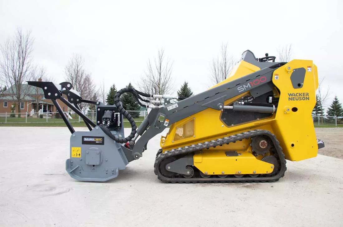 Baumalight Fixed Tooth Brush Mulcher | Model MS530M | Cutting Width 30″ | 12 – 20 GPM | For Mini Skid Steers