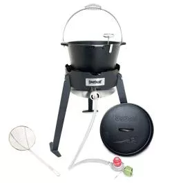 Bayou Classic Cast Iron Fish Cooker – 8 Qt