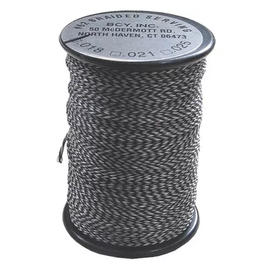 BCY 2 Polygrip Center Serving String, 0.025 Inches, 60 Yards, Grey