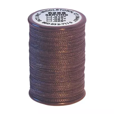BCY 62XS Braided Center Serving String, 0.021 Inches, 75 Yards, Black