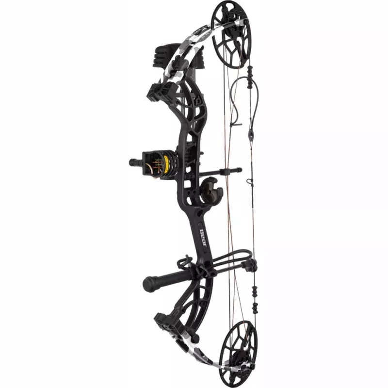 Bear Cruzer G4 RTH Bow Package Black/Fred Bear Whiteout 70 lbs. RH