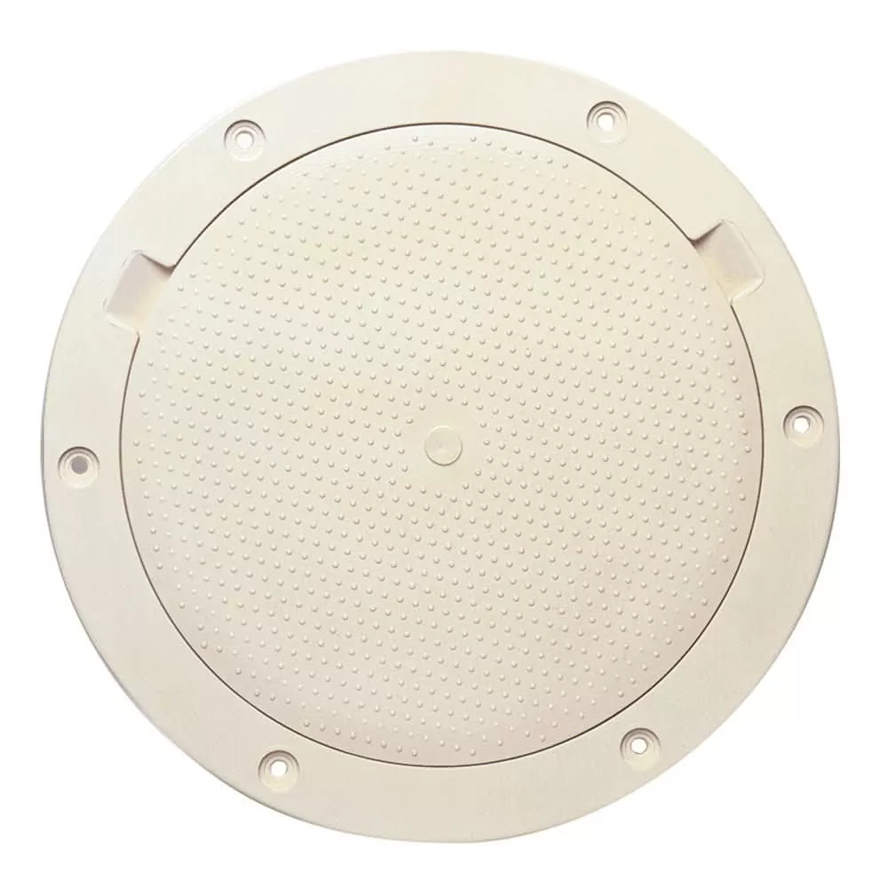 Beckson 8" Non-Skid Pry-Out Deck Plate - Beige - DP83-N