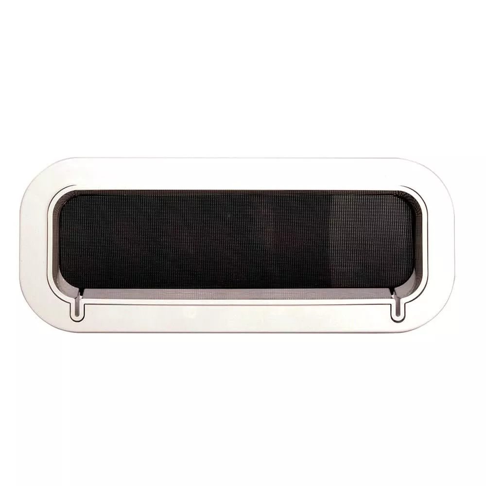 Beckson Drain Port – 4″ x 14″ x 2″-Depth – White/Clear – PO414DWC-20