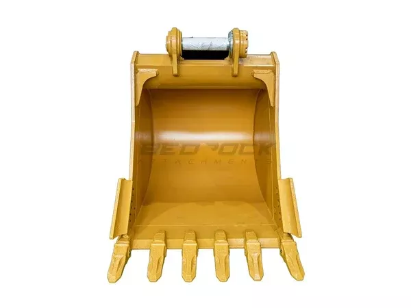 Bedrock Attachments General-Purpose Bucket & Adjuster GP | Width 48-Inch | Capacity 1.58 CU M | Machine Size 24-30 Tons | For Excavators CAT 324E, 329D/E/F, 330F