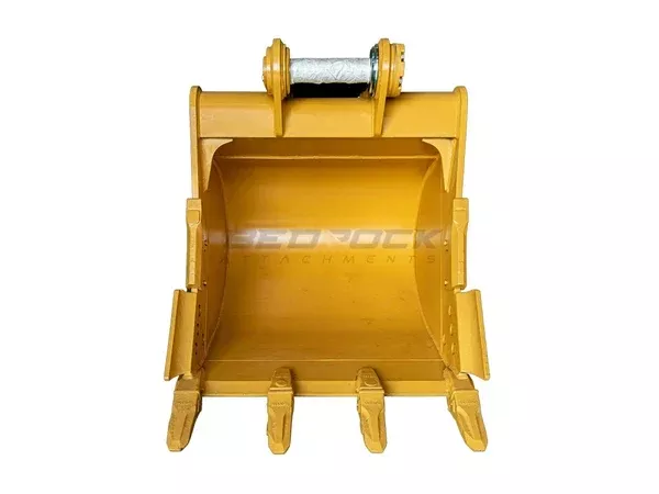 Bedrock Attachments Heavy-Duty Bucket & Adjuster GP | Width 54-Inch | Capacity 1.54 CU M | Machine Size 24-30 Tons | For Excavators CAT 323D2, 324D/E, 326D2/F, 329D/D2/E, 330D2/F, 335F