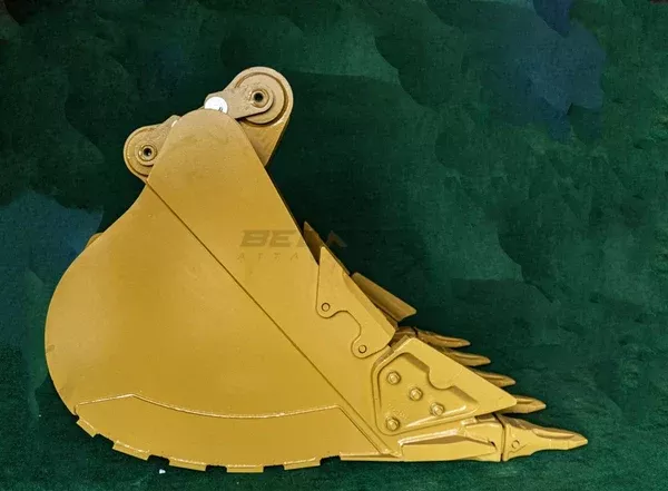 Bedrock Attachments Heavy-Duty Bucket & Adjuster GP | Width 54-Inch | Capacity 1.64 CU M | Machine Size 30-40 Tons | For Excavators CAT 336D/E/F