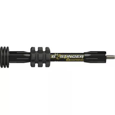 Bee Stinger MHX12MB MicroHex Stabilizer with Countervail Technology, 12 Inches, Matte Black