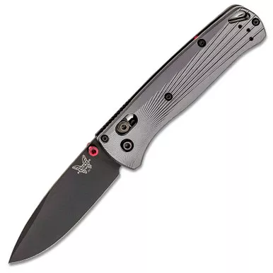Benchmade 535BK-4 BUGOUT Knife, Drop Point Blade Plain Edge Grey