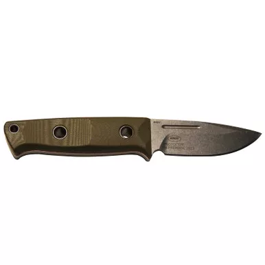 Benchmade Bushcrafter Carbon Fiber OD-Green Drop-point 4.38" Prototype March 2023
