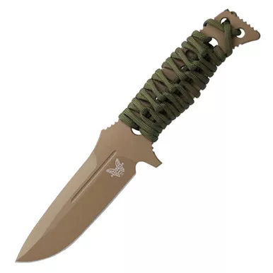 Benchmade Fixed Adamas Drop Point Flat Dark Earth