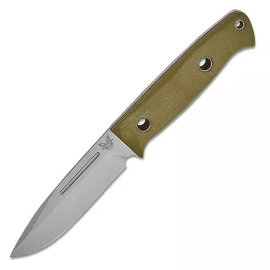 Benchmade Fixed Bushcrafter Drop Point Olive Drab Green
