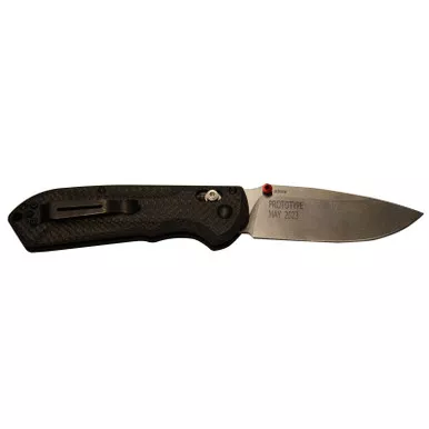 Benchmade Freek Carbon Fiber Drop-Point Satin 3.6" Prototype 2023