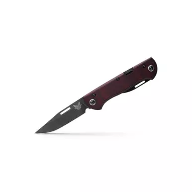 Benchmade Knives Weekender Folder 1" Double Burgundy Micarta