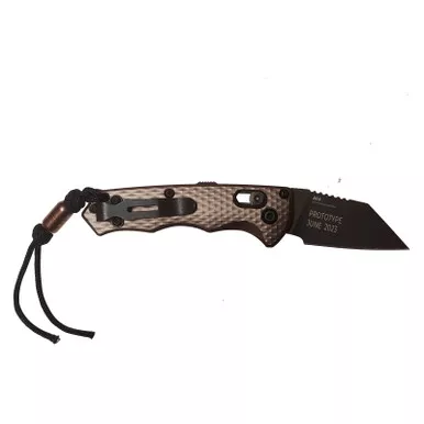 Benchmade Partial Immunity Flat Dark Earth Aluminum 1.95" Prototype June 2023