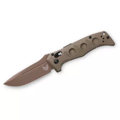 Benchmade Shane Sibert Mini Adamas AUTO Folding 3.25" Flat Dark Earth