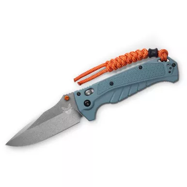 Benchmade Water Adira Folding Knife 3.88" CPM-MagnaCut Stonewashed Drop Point