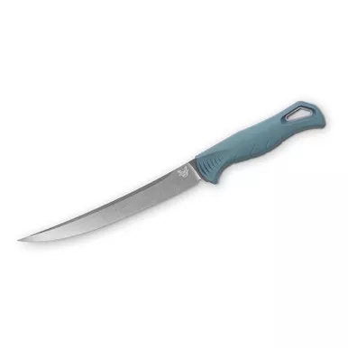 Benchmade Water Fishcrafter Fixed Blade 7" CPM-MagnaCut Trailing Point Blade Depth Blue