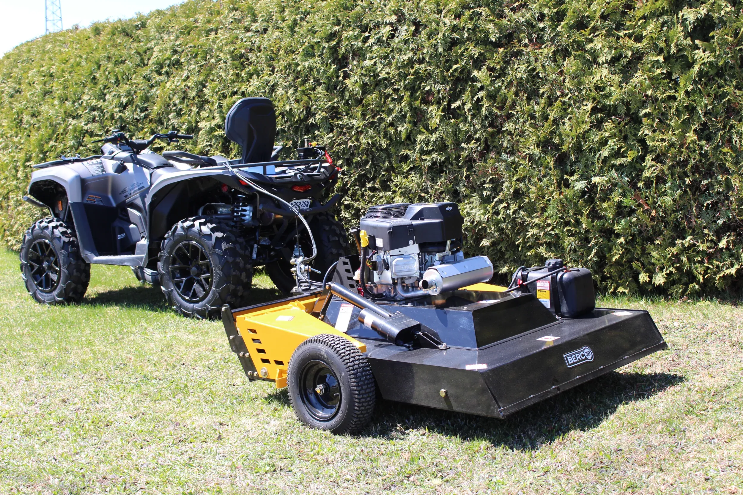 Bercomac Berco Rough Trail Cutter | Width 44" | Briggs & Stratton Engines 17.5 & 20 HP | For ATVs & UTVs