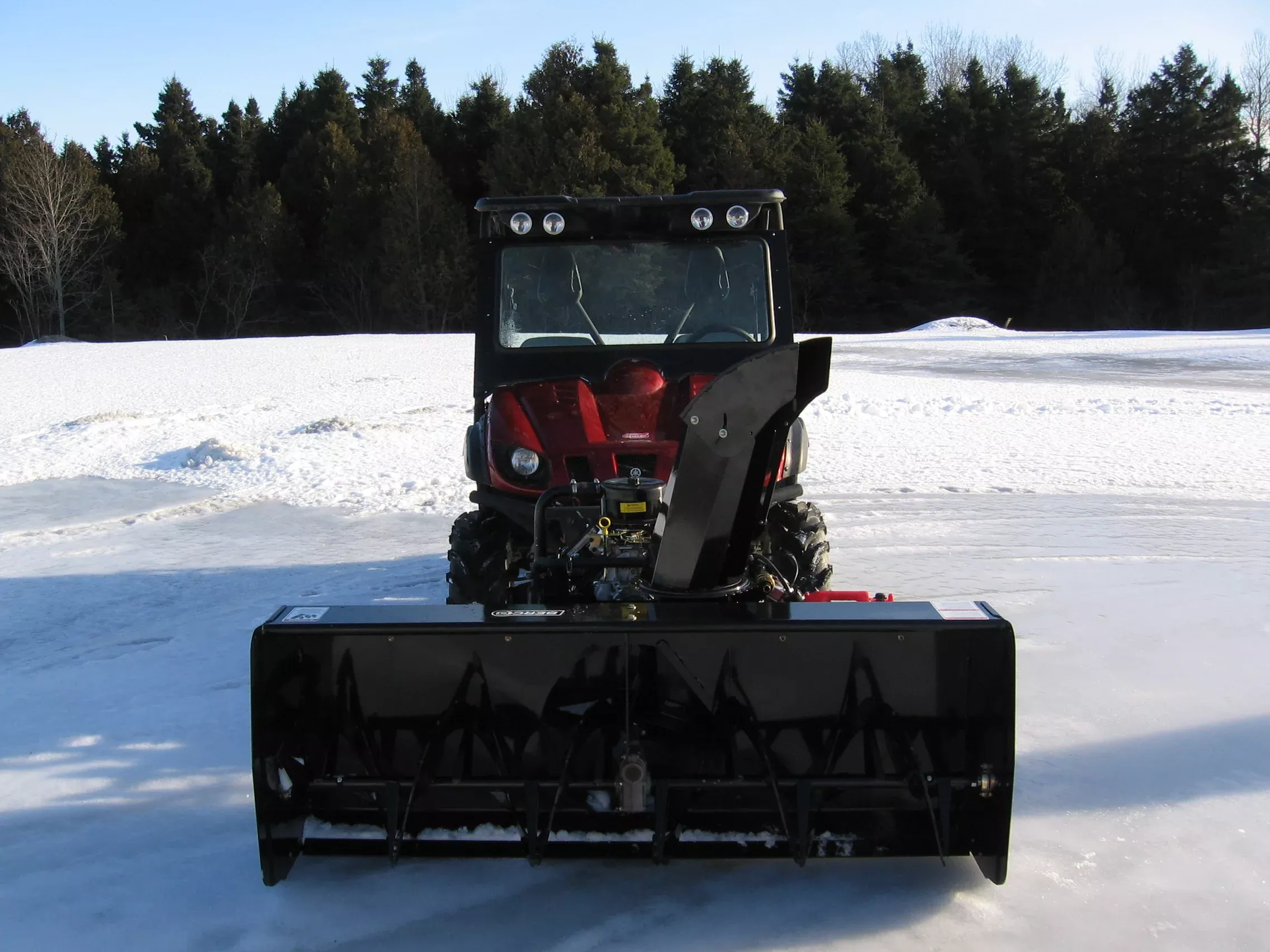 Bercomac Universal Mount Berco Vantage Snowblower | Width 72" | Honda Engine 22 HP | For ATVs & UTVs