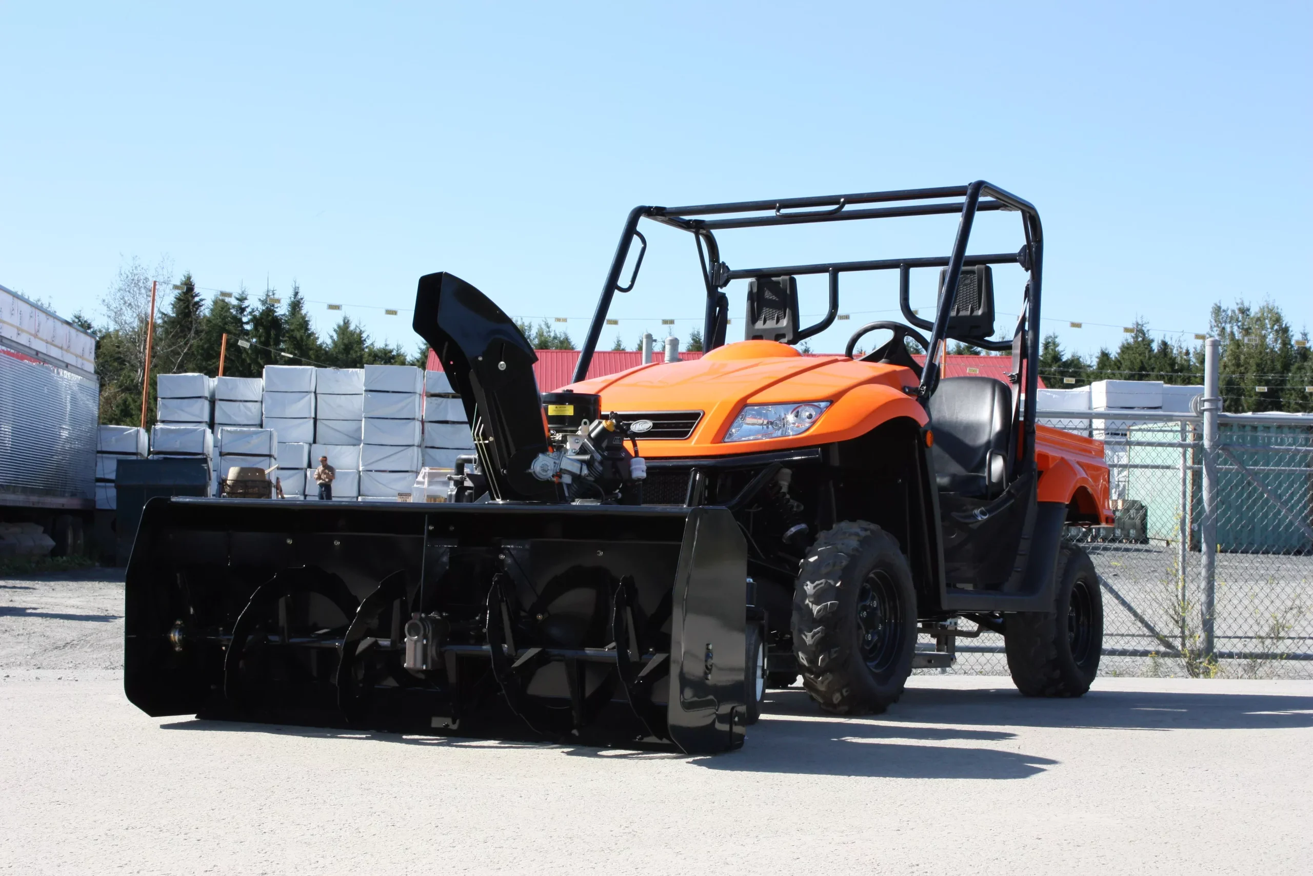 Bercomac Universal Mount Vantage Snowblower | Width 66″ | Engine 22 HP Honda | For ATVs & UTVs