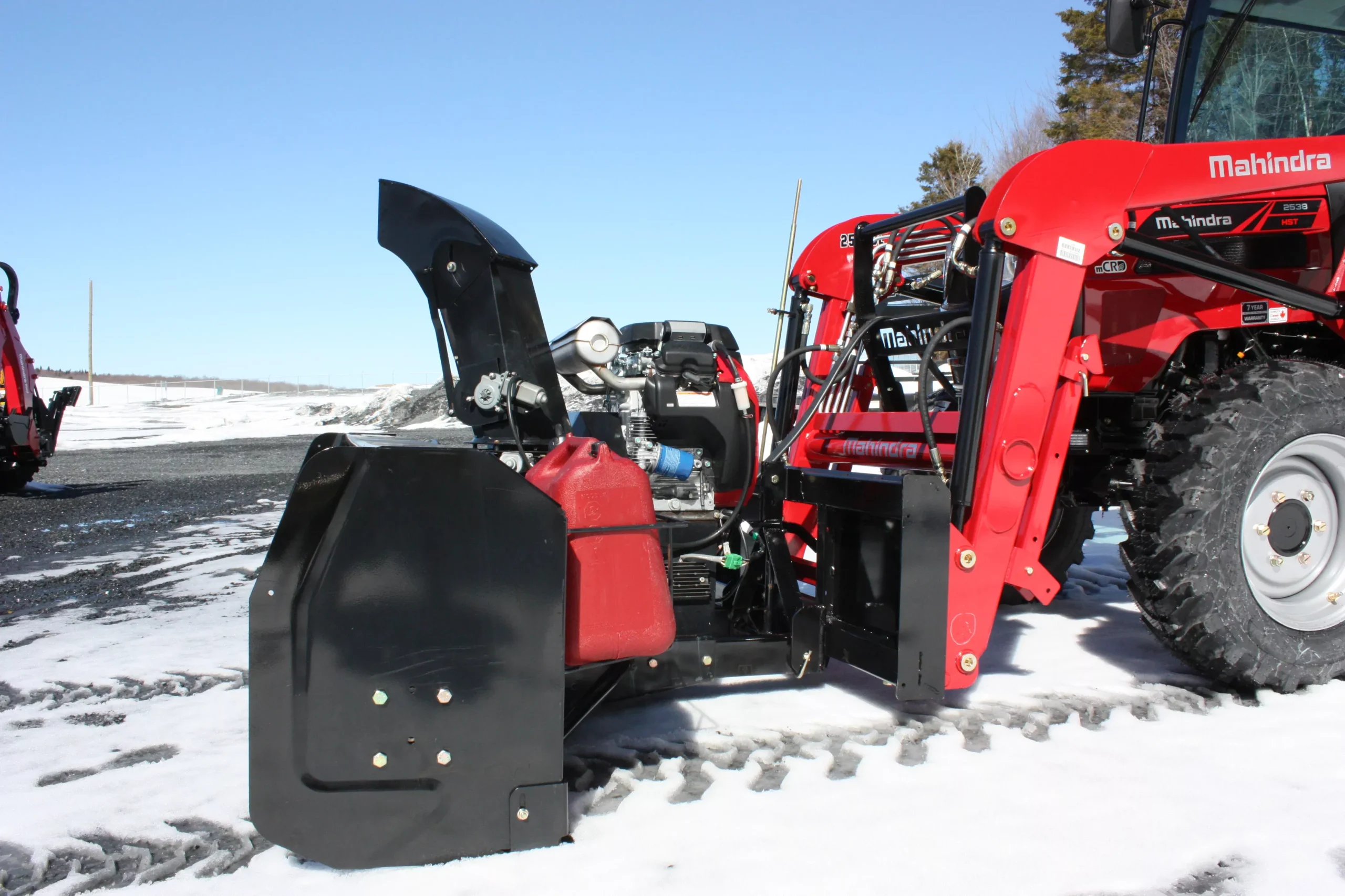 Bercomac Versatile Plus Snowblower With “Skid Steer” Style Attach | Width 54″ | 20 HP | For Tractors