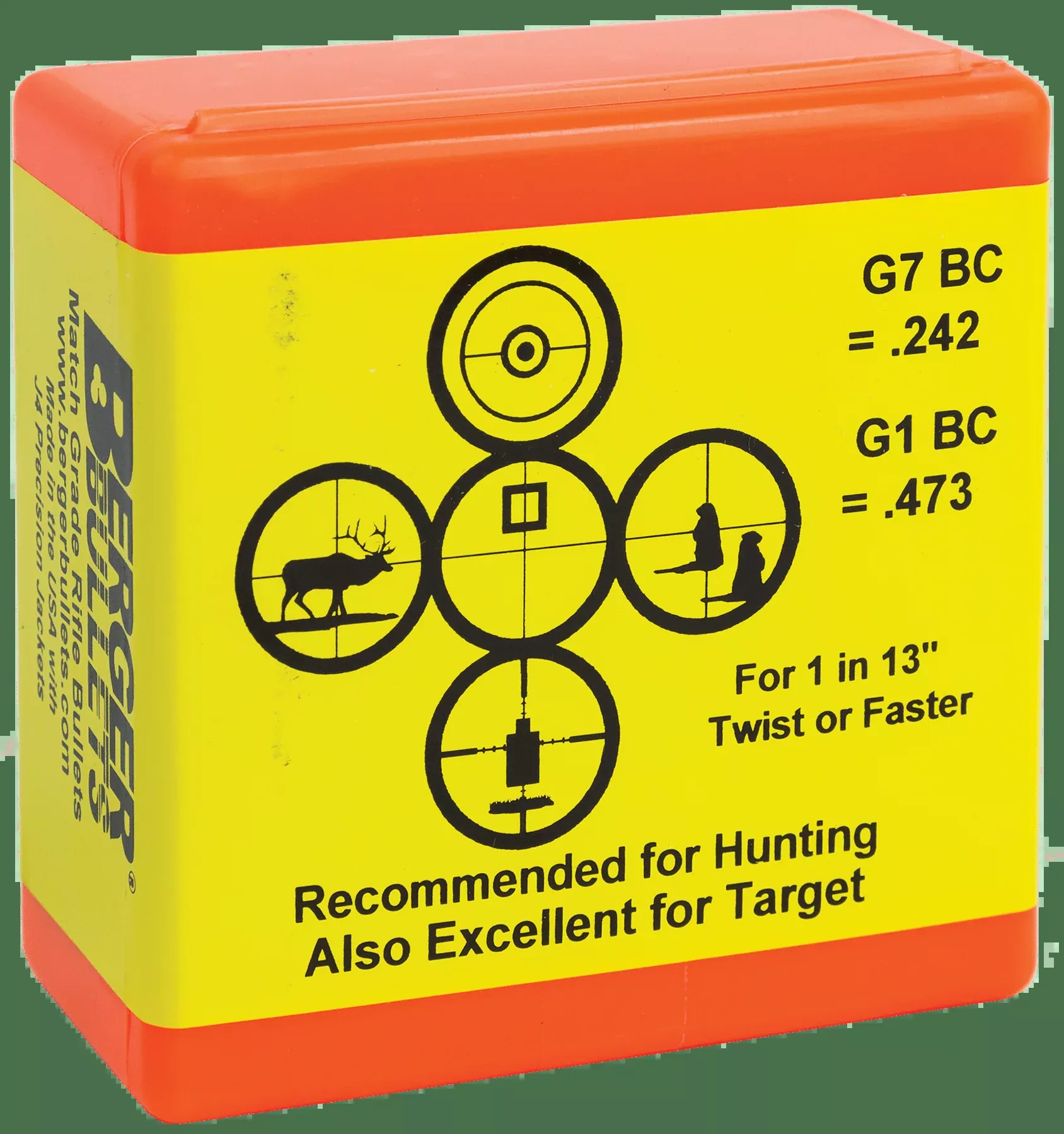 Berger .308 168g Hunt Vld 100ct