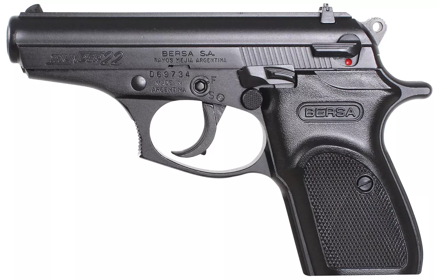 Bersa Thunder 22, 22LR, 3.5", 10+1, Matte black, T22M