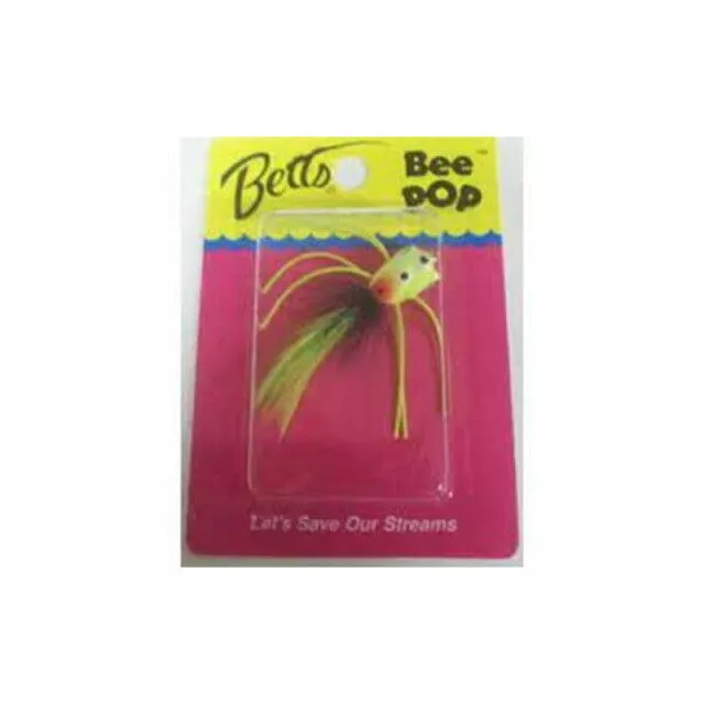 Betts Bee Pop Chartreuse Fly Popper Fishing Lure – Size 8 #304-8-5