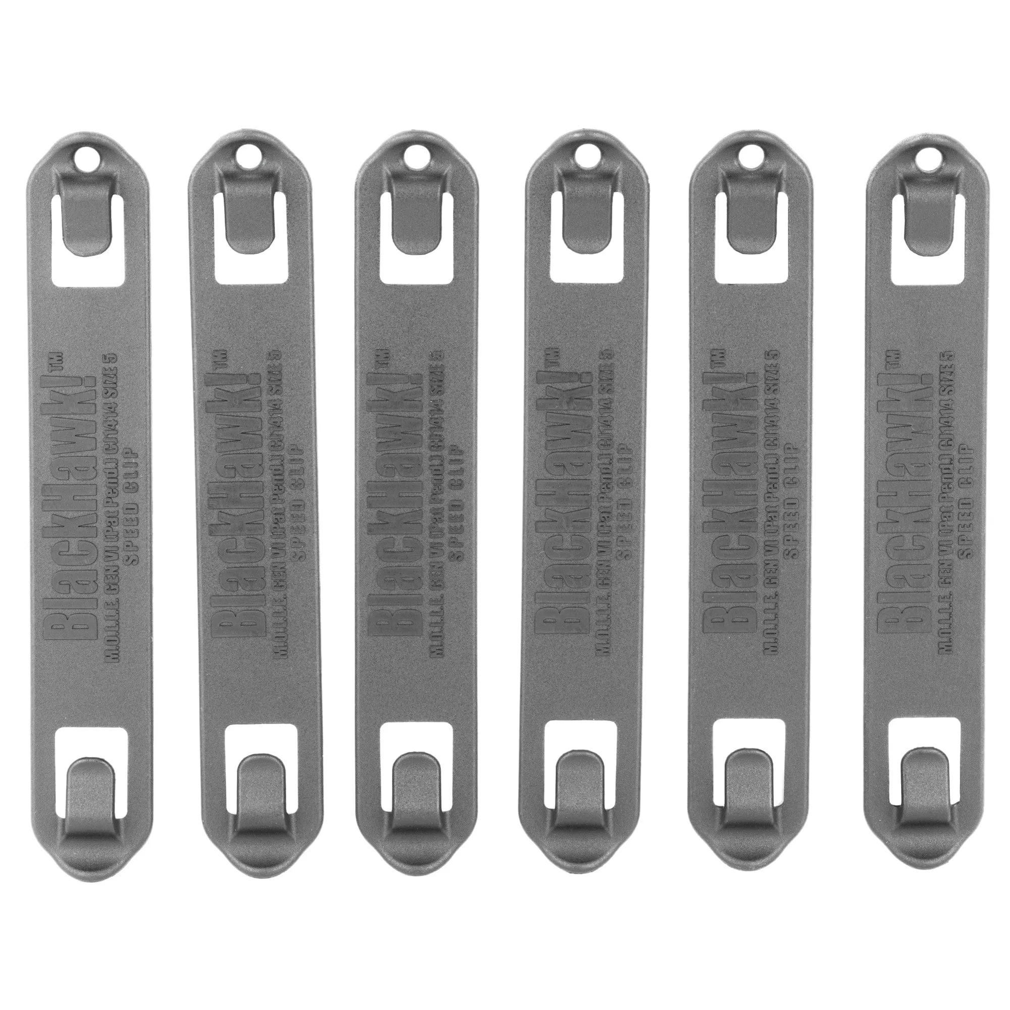Bh Speedclip 6 Pack/ #5 5″ Blk