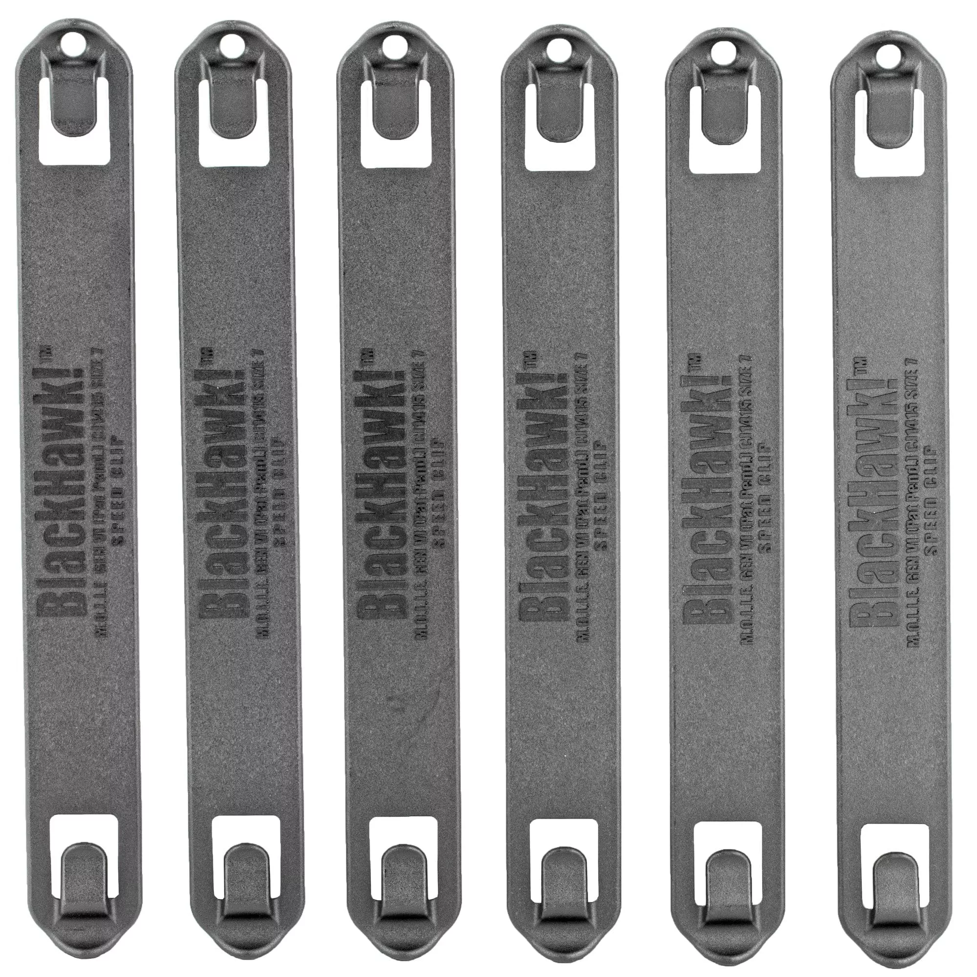Bh Speedclip 6 Pack/ #7 7" Blk