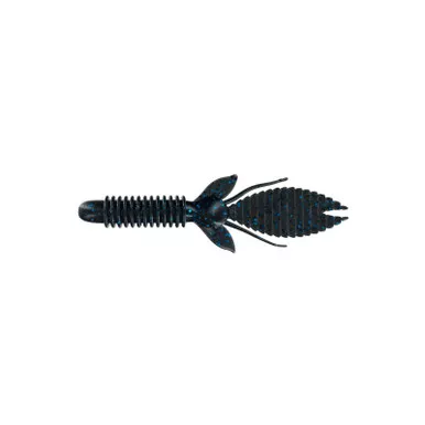 Big Bite Baits BFE 4 1/2 inch Soft Plastic Creature Bait 6 pack BLACK BLUE FLAKE 4.5"