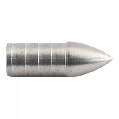 Black Eagle 1152 Glue-In Target Points, 100 Grain, Silver, 12 Pack