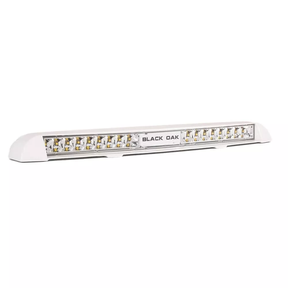 Black Oak Low Profile Marine Bar - Flood - White