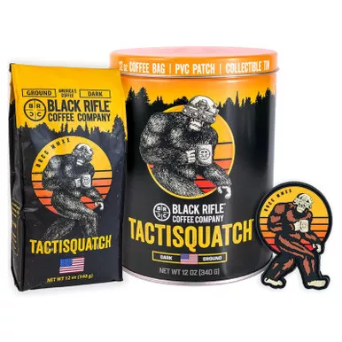 Black Rifle Coffee Company Tactisquatch Gift Tin Bundle Coffee