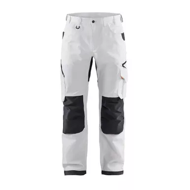 BLAKLADER 1690 White/Dark Grey RipStop Pants (169013301098)