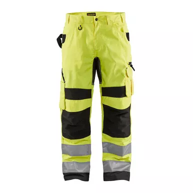 BLAKLADER 1699 Yellow Hi-Vis/Black Ripstop Pants (169918313399)