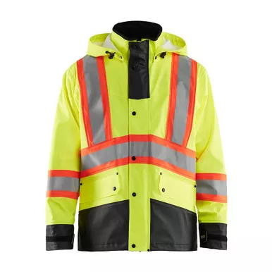 BLAKLADER 4319 CA Hi-Vis Rain Yellow/Black Jacket (431920033399)
