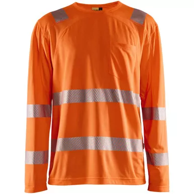 BLAKLADER Men’s 3488 Hi-Vis LS T-Shirt