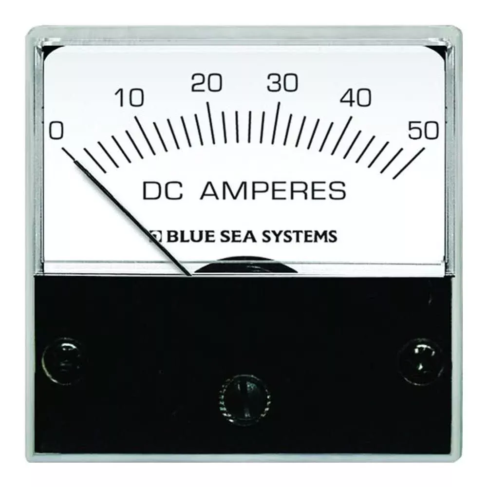 Blue Sea 8041 DC Analog Micro Ammeter - 2" Face, 0-50 Amperes DC - 8041