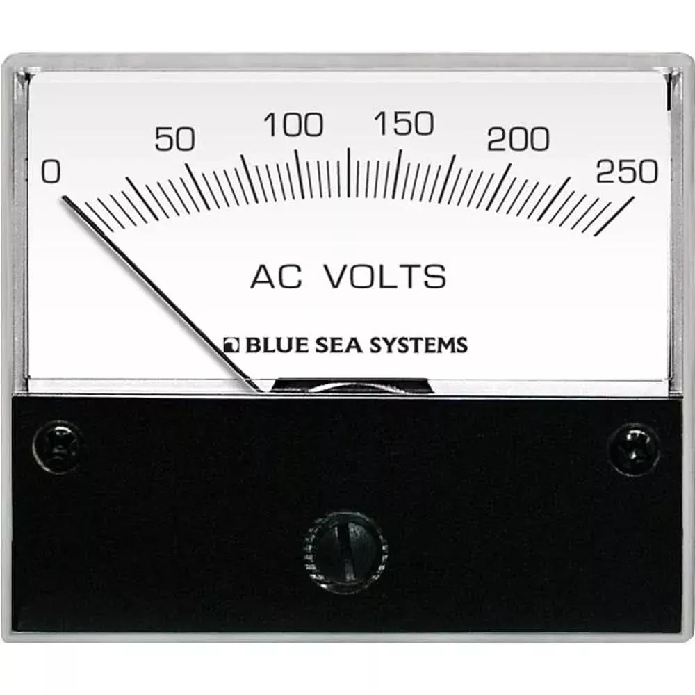 Blue Sea 9354 AC Analog Voltmeter 0-250 Volts AC - 9354