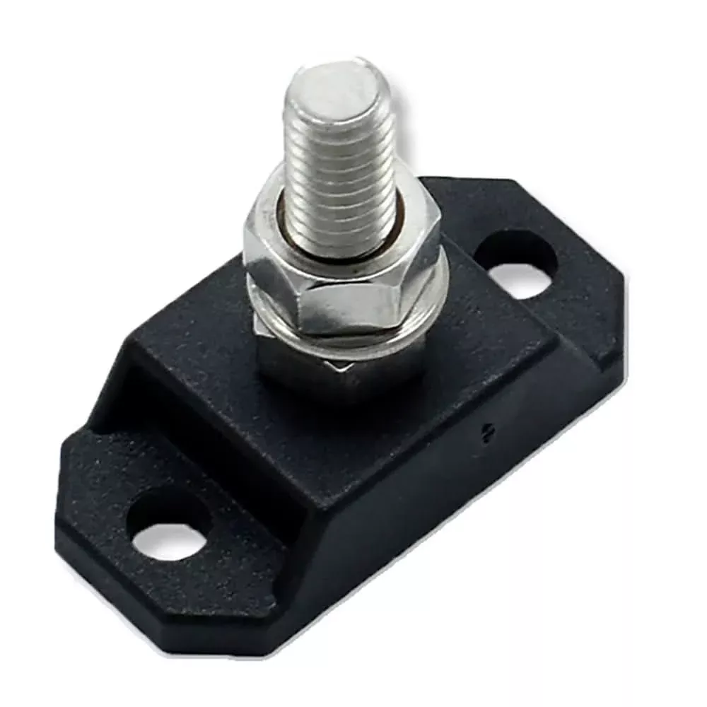 Bluewater 5/16 Inch Power Post – Black for Marine and Industrial Use – 314300-B-516