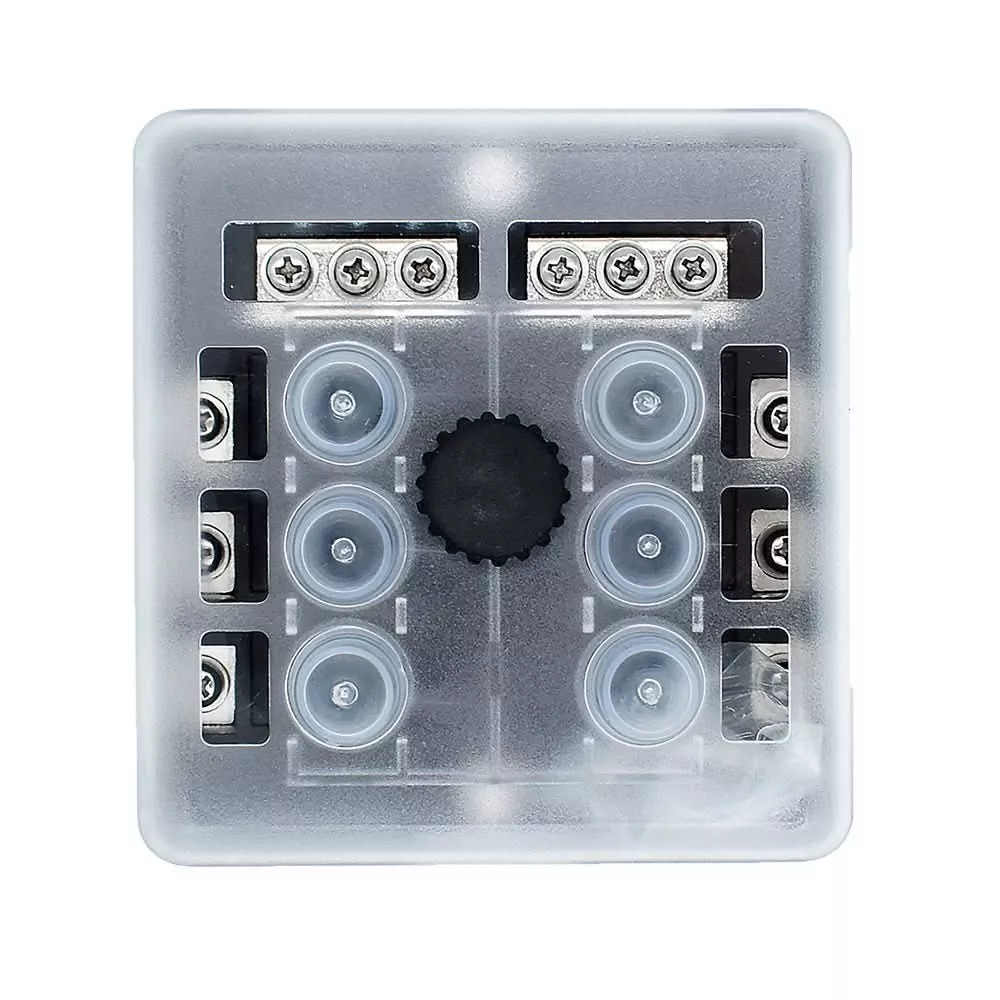Bluewater 6-Position Beaker Block with Cover for Marine and Mobile Systems – 3200-2001-006