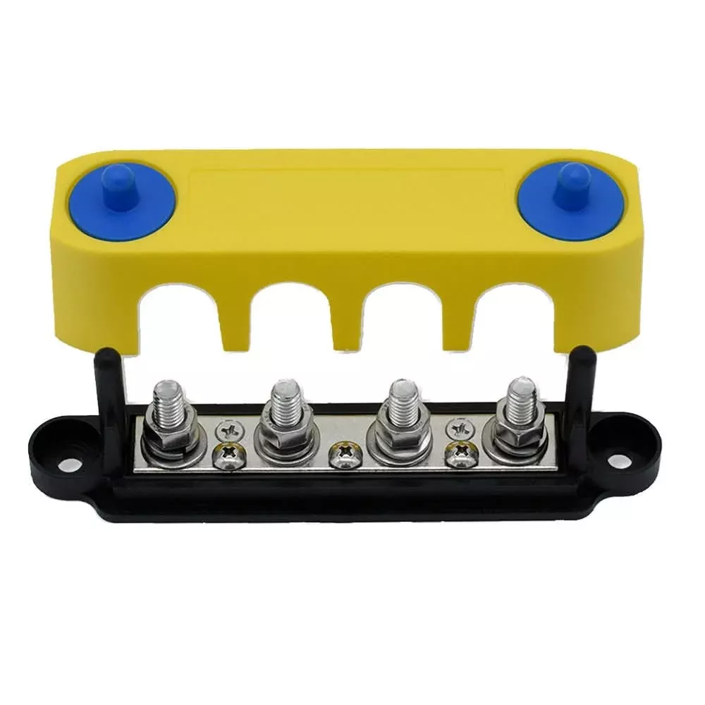 Bluewater Common Stud 4 Gang Negative Busbar Terminal Block – Model 313756-B-023 – 313756-B-023