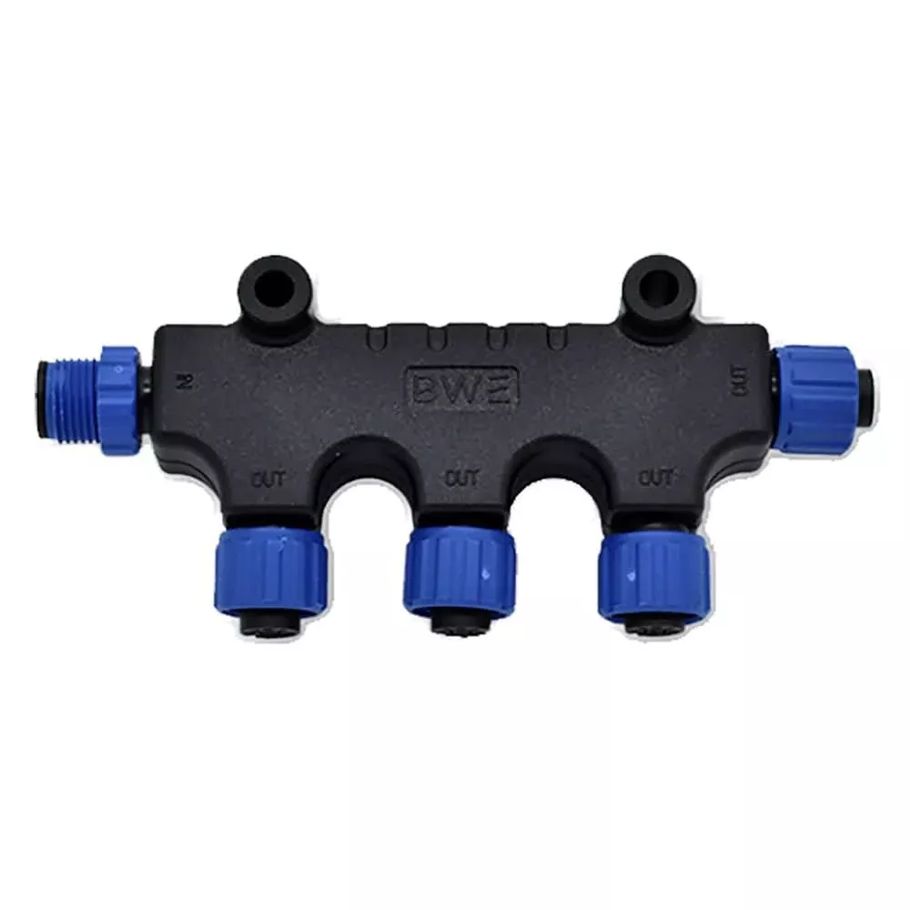 Bluewater NMEA 2000 3-Way T-Connector Part 2702-14-014 * Marine Electronics Network Expansion – 2702-14-014