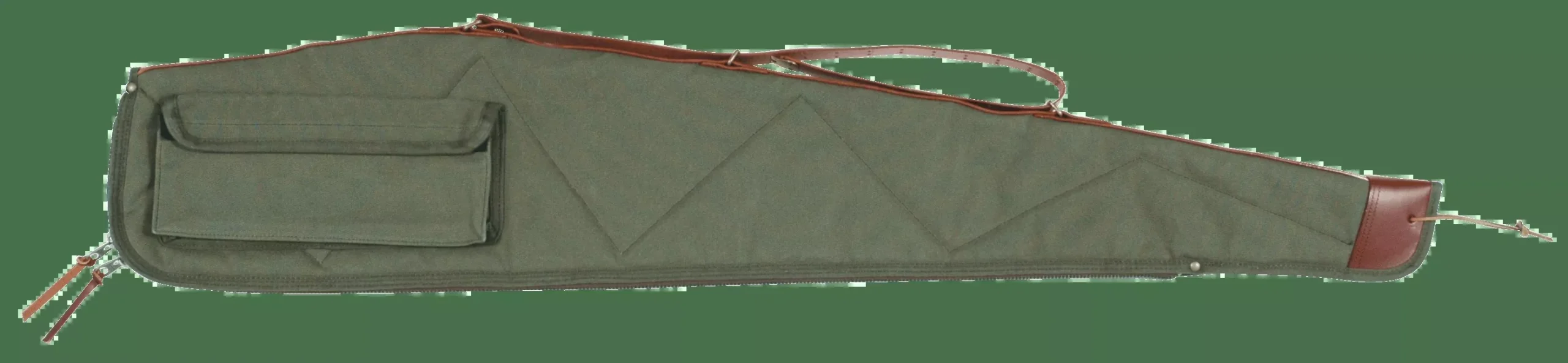 Bob Allen Canvas Rifle Case Green 48 In.