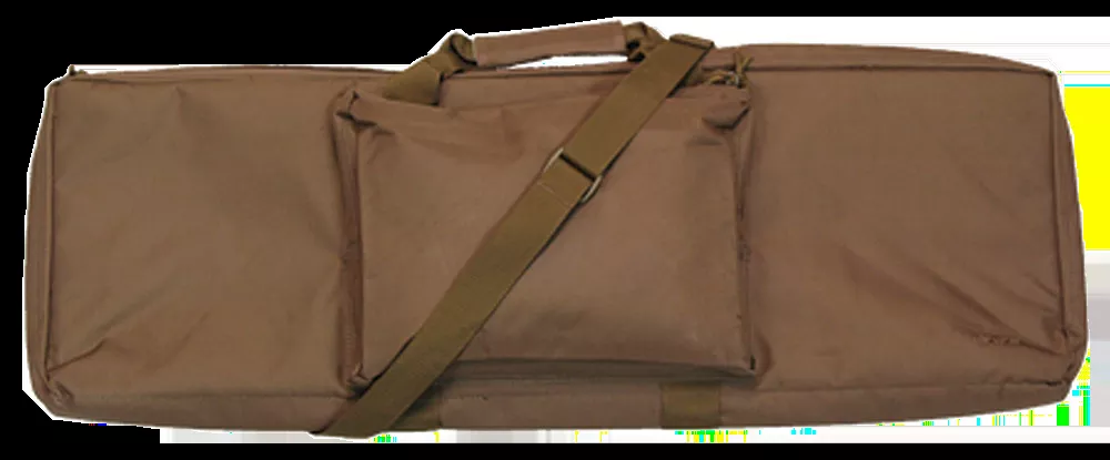 Bob Allen Max-Ops Rectangular Tactical Rifle Case Water Resistant Coyote Brown Polyester